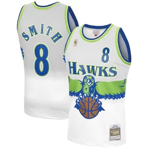 Classico Magnifico Delizioso Steve Smith Atlanta Hawks 1996 97 Hardwood Classics Reload 3.0 Swingman Jersey White  per i veri fan