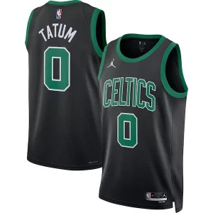 Classico Prestigioso Lussuoso Jayson Tatum Boston Celtics Jordan Brand Unisex Swingman Jersey Statement Edition Black  per i veri fan