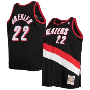 Classico Robusto Clyde Drexler Portland Trail Blazers 1991/92 Big & Tall Hardwood Classics Swingman Jersey Black  per i veri fan