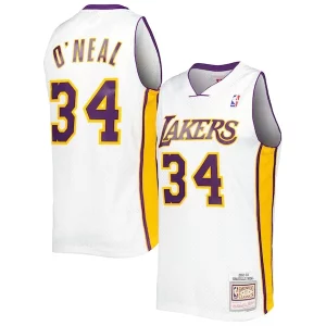 Classico Versatile Attraente Shaquille O'Neal Los Angeles Lakers 2001/02 Hardwood Classics Swingman Jersey White  per i veri fan