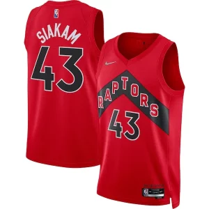 Comodo Elegante Cool Pascal Siakam Toronto Raptors Nike 2021/22 Diamond Swingman Jersey Icon Edition Red  per i veri fan