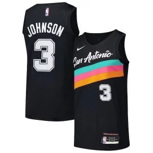 Comodo Incantevole Keldon Johnson San Antonio Spurs Nike Swingman Player Jersey City Edition Black  per i veri fan