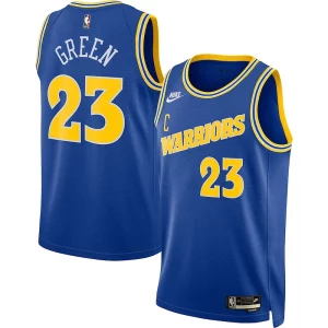 Moderno Robusto Ottimo Draymond Green Golden State Warriors Nike Swingman Jersey Classic Edition Blue  per i veri fan