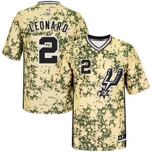 Comodo Incantevole Robusto Kawhi Leonard San Antonio Spurs adidas Pride Replica Jersey Camo  per i veri fan