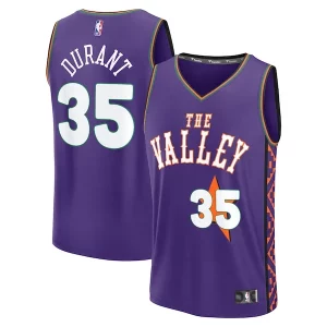 Raffinato Kevin Durant Phoenix Suns Youth 2024/25 Fast Break Player Jersey City Edition Purple  per i veri fan