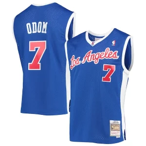 Comodo Lamar Odom LA Clippers 2001/02 Hardwood Classics Swingman Jersey Royal  per i veri fan