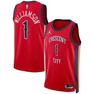 Fascinante Meraviglioso Carino Zion Williamson New Orleans Pelicans Jordan Brand Unisex Swingman Jersey Statement Edition Red  per i veri fan