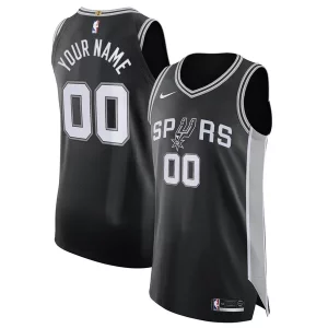 Comodo San Antonio Spurs Nike Authentic Custom Jersey Black Icon Edition  per i veri fan