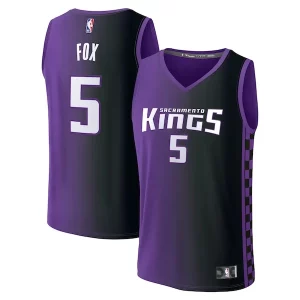 Cool De'Aaron Fox Sacramento Kings Fast Break Replica Player Jersey Statement Edition Purple  per i veri fan