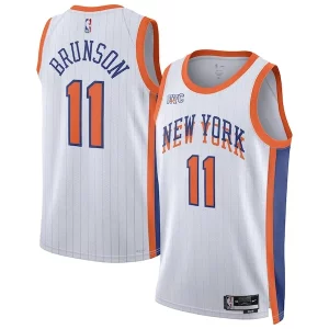 Cool Jalen Brunson New York Knicks Nike Unisex 2024/25 Swingman Player Jersey City Edition White  per i veri fan