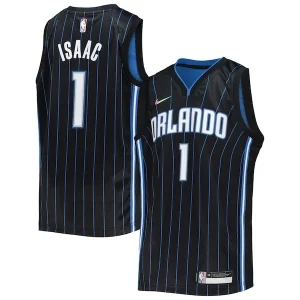 Cool Jonathan Isaac Orlando Magic Nike Youth 2021/22 Diamond Swingman Jersey Icon Edition Black  per i veri fan