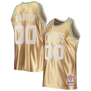 Cool Resistente Sofisticato Robert Parish Boston Celtics 75th Anniversary 1985/86 Hardwood Classics Swingman Jersey Gold  per i veri fan