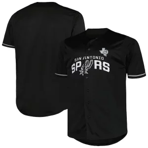 Cool San Antonio Spurs Profile Big & Tall Pop Jersey Black  per i veri fan
