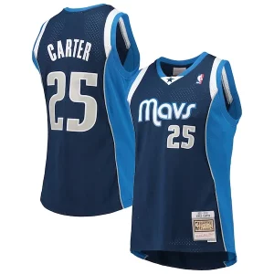 Cool Splendido Prestigioso Vince Carter Dallas Mavericks 2011/12 Hardwood Classics Swingman Jersey Navy  per i veri fan