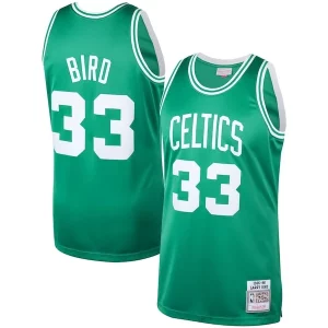 Delizioso Accattivante Elegante Larry Bird Boston Celtics 1985/86 Hardwood Classics Authentic Jersey Kelly Green  per i veri fan