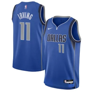 Delizioso Accattivante Kyrie Irving Dallas Mavericks Nike Youth Swingman Jersey Icon Edition Blue  per i veri fan
