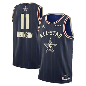 Delizioso Attraente Incantevole Jalen Brunson Jordan Brand Unisex 2024 NBA All Star Game Swingman Jersey Navy  per i veri fan
