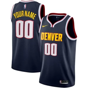 Delizioso Denver Nuggets Nike 2022/23 Swingman Custom Jersey Icon Edition Navy  per i veri fan