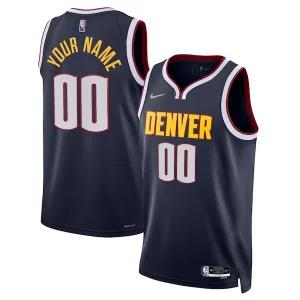 Delizioso Elegante Robusto Denver Nuggets Nike 2021/22 Diamond Swingman Custom Jersey Icon Edition Navy  per i veri fan