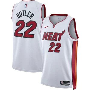 Delizioso Fantastico Jimmy Butler Miami Heat Nike Unisex Swingman Jersey Association Edition White  per i veri fan