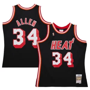 Delizioso Incantevole Ray Allen Miami Heat 2013/14 Hardwood Classics Swingman Jersey Black  per i veri fan