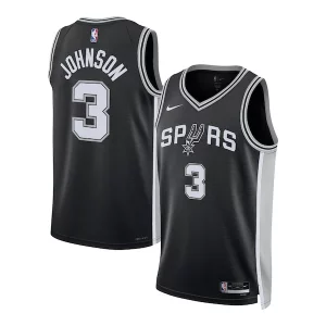 Delizioso Keldon Johnson San Antonio Spurs Nike Unisex Swingman Jersey Icon Edition Black/White  per i veri fan