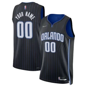 Delizioso Magnifico Versatile Orlando Magic Nike 2021/22 Diamond Swingman Custom Jersey Icon Edition Black  per i veri fan
