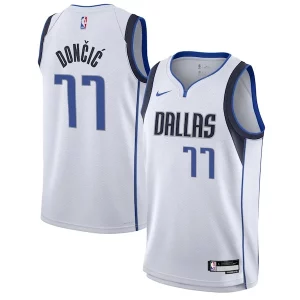 Delizioso Pratico Ottimo Luka Dončić Dallas Mavericks Nike Youth Swingman Jersey Association Edition White  per i veri fan