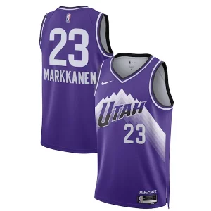 Delizioso Resistente Lauri Markkanen Utah Jazz Nike Unisex 2023/24 Swingman Jersey Purple City Edition  per i veri fan