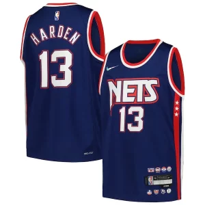 Delizioso Splendido James Harden Brooklyn Nets Nike Youth Swingman Jersey City Edition Navy  per i veri fan