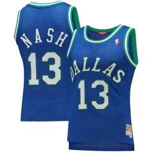 Delizioso Steve Nash Dallas Mavericks Women's 1998/99 Hardwood Classics Swingman Jersey Blue  per i veri fan