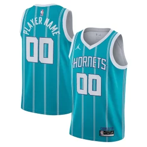 Duraturo Accattivante Charlotte Hornets Jordan Brand 2020/21 Swingman Custom Jersey Icon Edition Teal  per i veri fan
