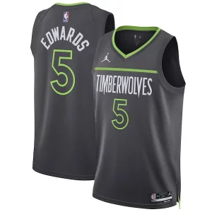 Duraturo Anthony Edwards Minnesota Timberwolves Jordan Brand Unisex Swingman Jersey Statement Edition Charcoal  per i veri fan
