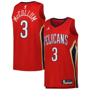Duraturo Bellissimo Stupendo CJ McCollum New Orleans Pelicans Jordan Brand Unisex Swingman Jersey Statement Edition Red  per i veri fan