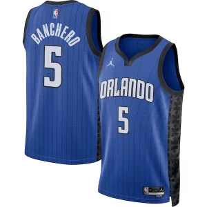 Duraturo Carino Delizioso Paolo Banchero Orlando Magic Jordan Brand Unisex Swingman Jersey Statement Edition Blue  per i veri fan