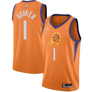 Duraturo Carino Resistente Devin Booker Phoenix Suns Jordan Brand 2020/21 Swingman Jersey Statement Edition Orange  per i veri fan