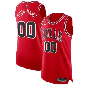 Duraturo Chicago Bulls Nike Authentic Custom Jersey Red Icon Edition  per i veri fan