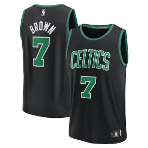 Fascinante Accattivante Comodo Jaylen Brown Boston Celtics Youth Fast Break Replica Player Jersey Statement Edition Black  per i veri fan