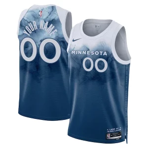 Duraturo Moderno Minnesota Timberwolves Nike Unisex 2023/24 Custom Swingman Jersey Blue City Edition  per i veri fan