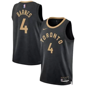 Duraturo Moderno Scottie Barnes Toronto Raptors Nike Unisex 2022/23 Swingman Jersey City Edition Black  per i veri fan