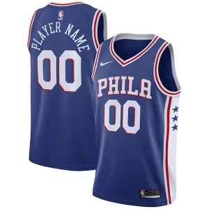 Duraturo Philadelphia 76ers Nike 2020/21 Swingman Custom Jersey Icon Edition Royal  per i veri fan