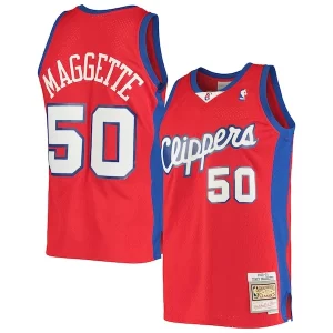 Duraturo Prestigioso Corey Maggette LA Clippers 2001/02 Hardwood Classics Swingman Jersey Red  per i veri fan