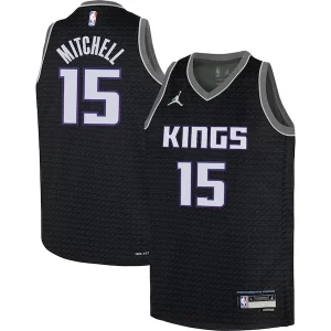 Duraturo Prestigioso Davion Mitchell Sacramento Kings Jordan Brand Youth Swingman Jersey Statement Edition Black  per i veri fan