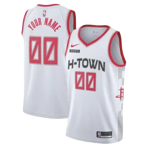 Duraturo Prestigioso Houston Rockets Nike 2019/20 Swingman Custom Jersey White City Edition  per i veri fan