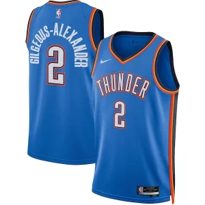 Duraturo Shai Gilgeous Alexander Oklahoma City Thunder Nike Unisex Swingman Jersey Icon Edition Blue  per i veri fan