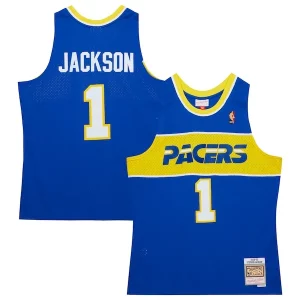 Duraturo Stephen Jackson Indiana Pacers 2004/05 Hardwood Classics Swingman Jersey Royal  per i veri fan