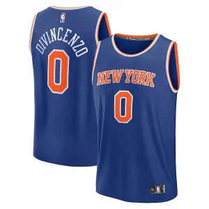 Eccezionale Bellissimo Pratico Donte DiVincenzo New York Knicks Fast Break Replica Player Jersey Icon Edition Royal  per i veri fan