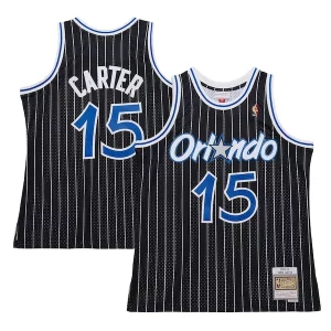 Eccezionale Classico Bellissimo Vince Carter Orlando Magic 2009/10 Hardwood Classics Swingman Jersey Black  per i veri fan