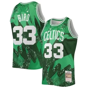 Eccezionale Cool Meraviglioso Larry Bird Boston Celtics Hardwood Classics 1985/86 Hyper Hoops Swingman Jersey Kelly Green  per i veri fan