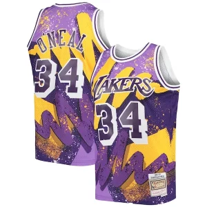 Eccezionale Duraturo Stupendo Shaquille O'Neal Los Angeles Lakers Hardwood Classics 1996/97 Hyper Hoops Swingman Jersey Purple  per i veri fan